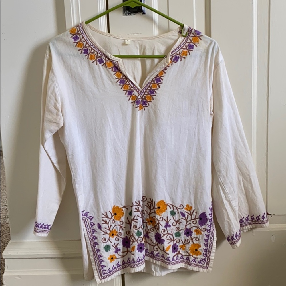 Vintage Peasant Blouse